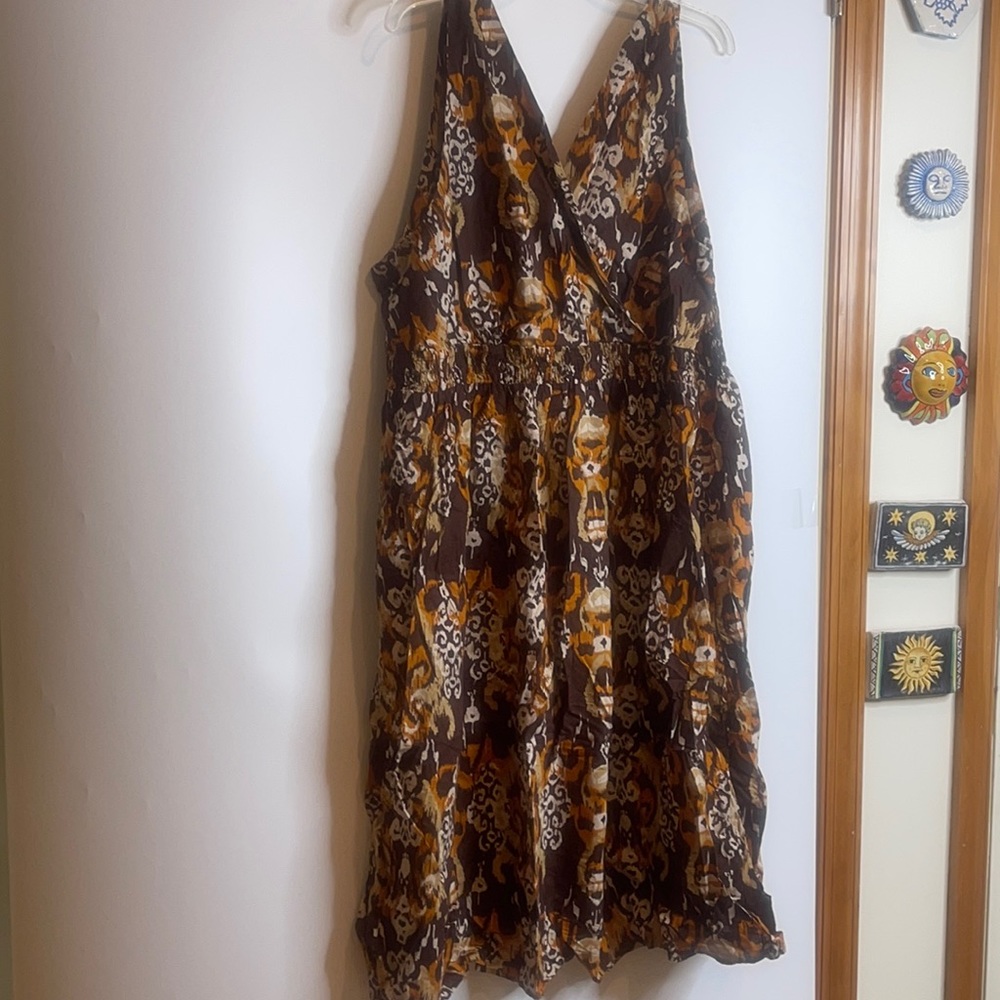Avenue Sleeveless Dress 30 32 PLUS SIZE